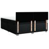 Box Spring Bed with Mattress Black 180 x 200 cm Fabric