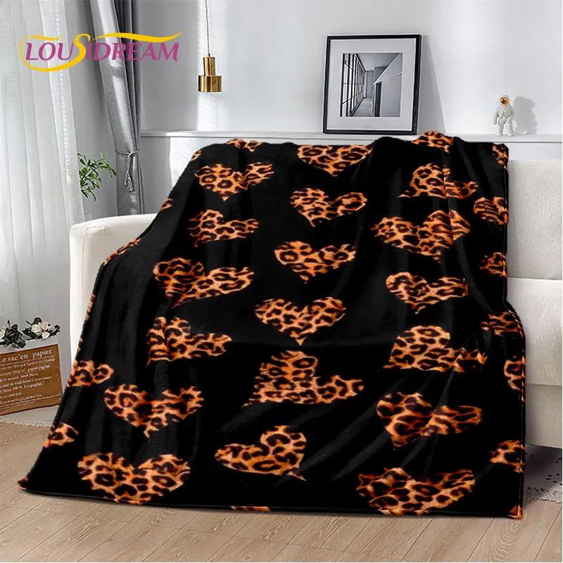 3D-Wild-Leopardenmuster-Serie, weiche Plüschdecke, Flanelldecke, Überwurf, Decke für Wohnzimmer, Schlafzimmer, Bett, Sofa, Picknick-Abdeckung, Kinder
