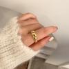 925 Sterling Silver Croissant Wrap Adjustable Rings For Women Wedding Elegant Designer Jewelry Ladies Accessories Jewellery