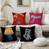 Cartoon S-Scott P-Pilgrim Pillow Case Office Sofa Dorm Chair Back Short Plush Double-sided Printing Home  Cushion Cover