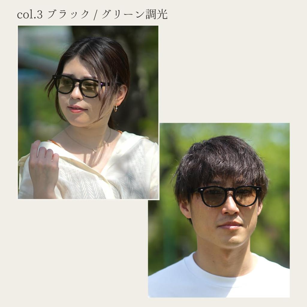 Photochromic Lens Sunglasses PH5606 Wellington Green UV Protection Blue Light Protection Sabae Manufacturer Planning [FEELLIFE]