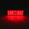 Motorcycle Scooter Moped Rectangle LED Reflector Tail Brake Light Stop Lamp Red