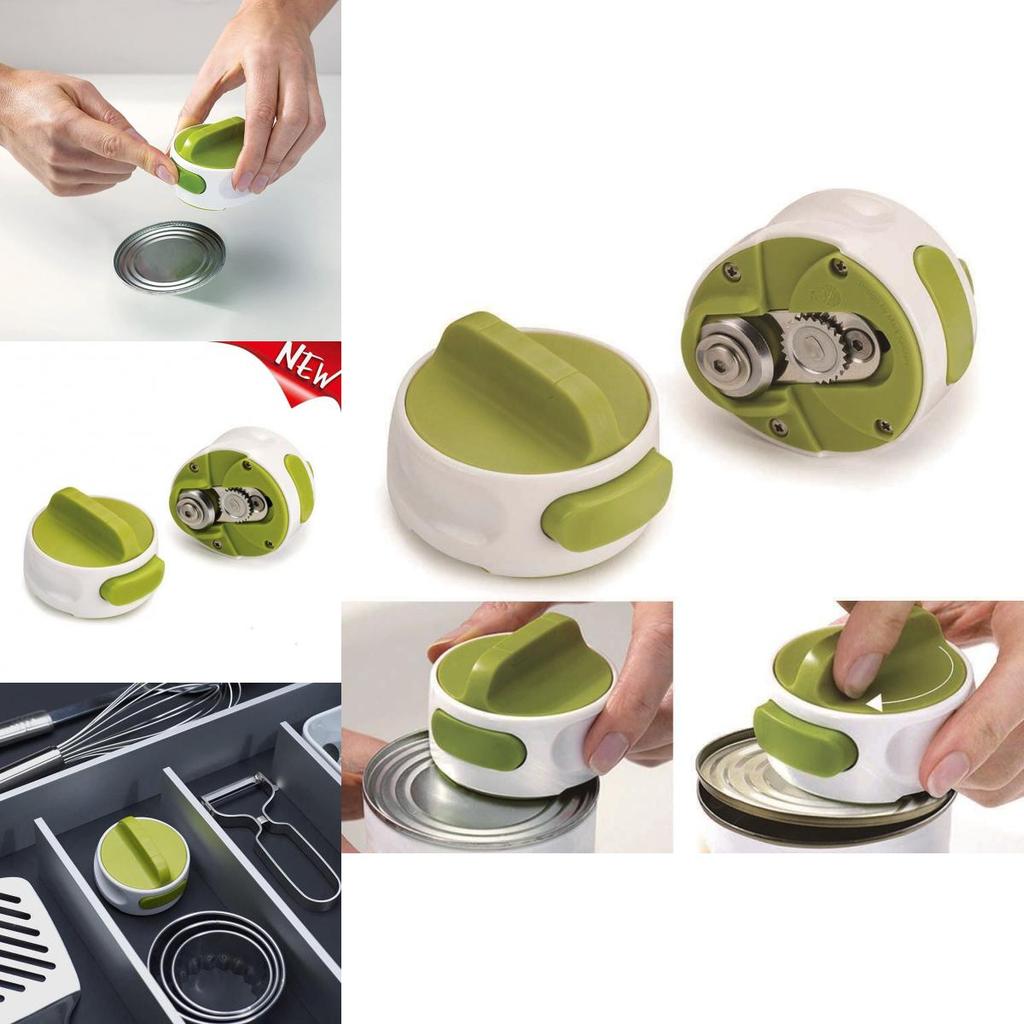 Portable Manual Can Opener With Non-slip Handle For Easy Cutting Of 8-19 Oz Beverage Cans