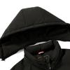 Mens Detachable Hooded Down Jacket Winter Thick Casual Outerwear Solid Color Plus Size