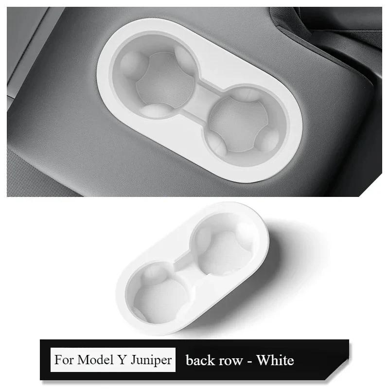For Tesla Model Y Juniper 2025 Center Console Storage Organizer Box Tray Armrest Hidden Box Cup Holder New Model 3 Highland 2024