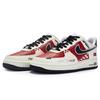 Nike Air Force 1 07 Slip Resistant Abrasion Resistant Low top Skateboard Shoes Men's Red White CW2288-111(Team80-GT3)