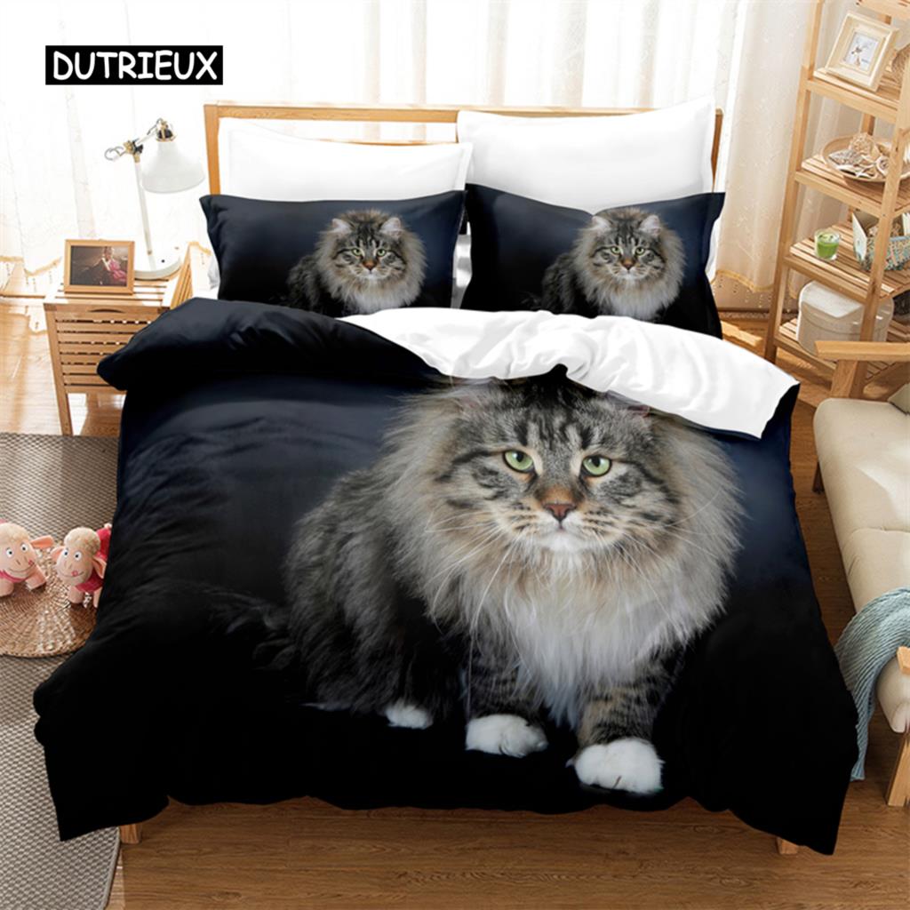 Schöne Tiere Bettwäsche Set Bettbezug Set 3D Bettwäsche Digitaldruck Bettwäsche Queen Size Bettwäsche Set Mode-Design
