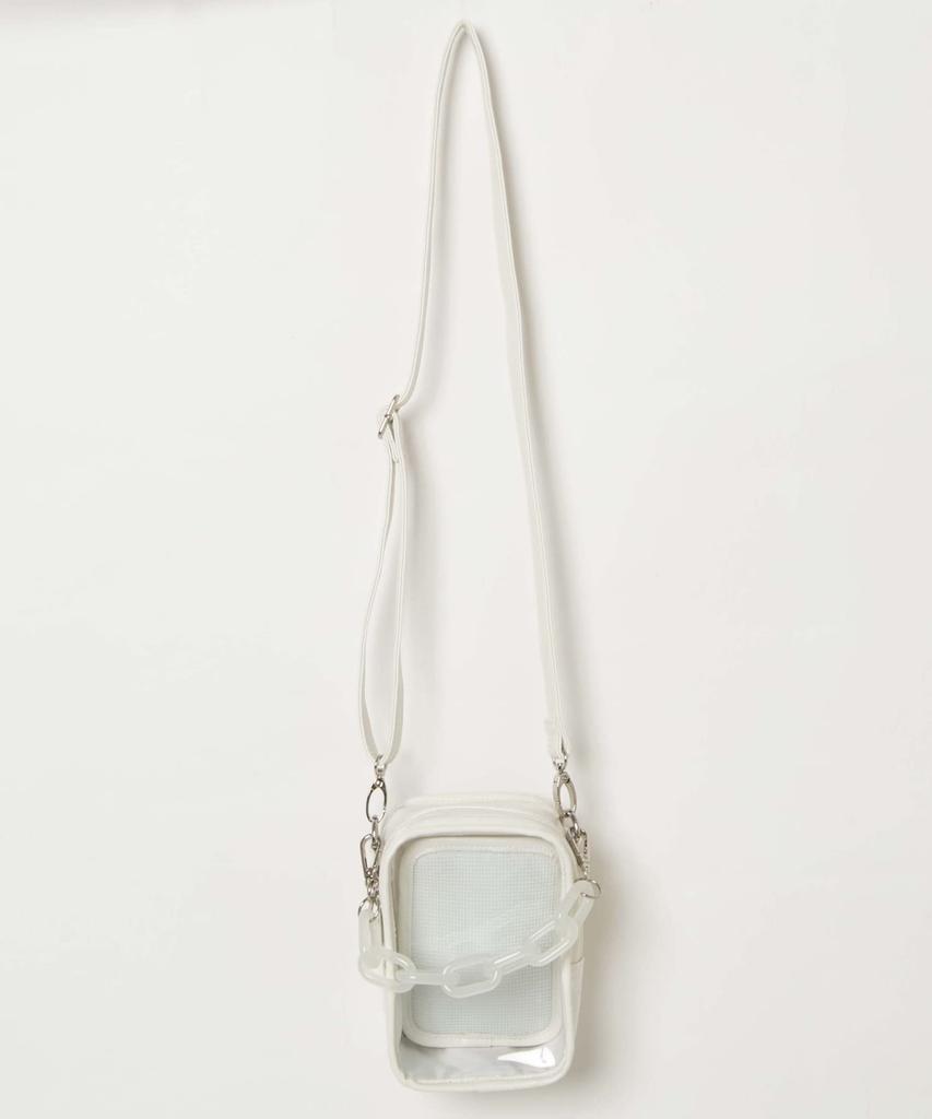 WEGO Stuffed Ita Shoulder Ita Deco Perfect for and Korean Perfect Gift for and Size F White 2-Way Bag, Bag, Bag, Events, Outings, More. Girly, Style,