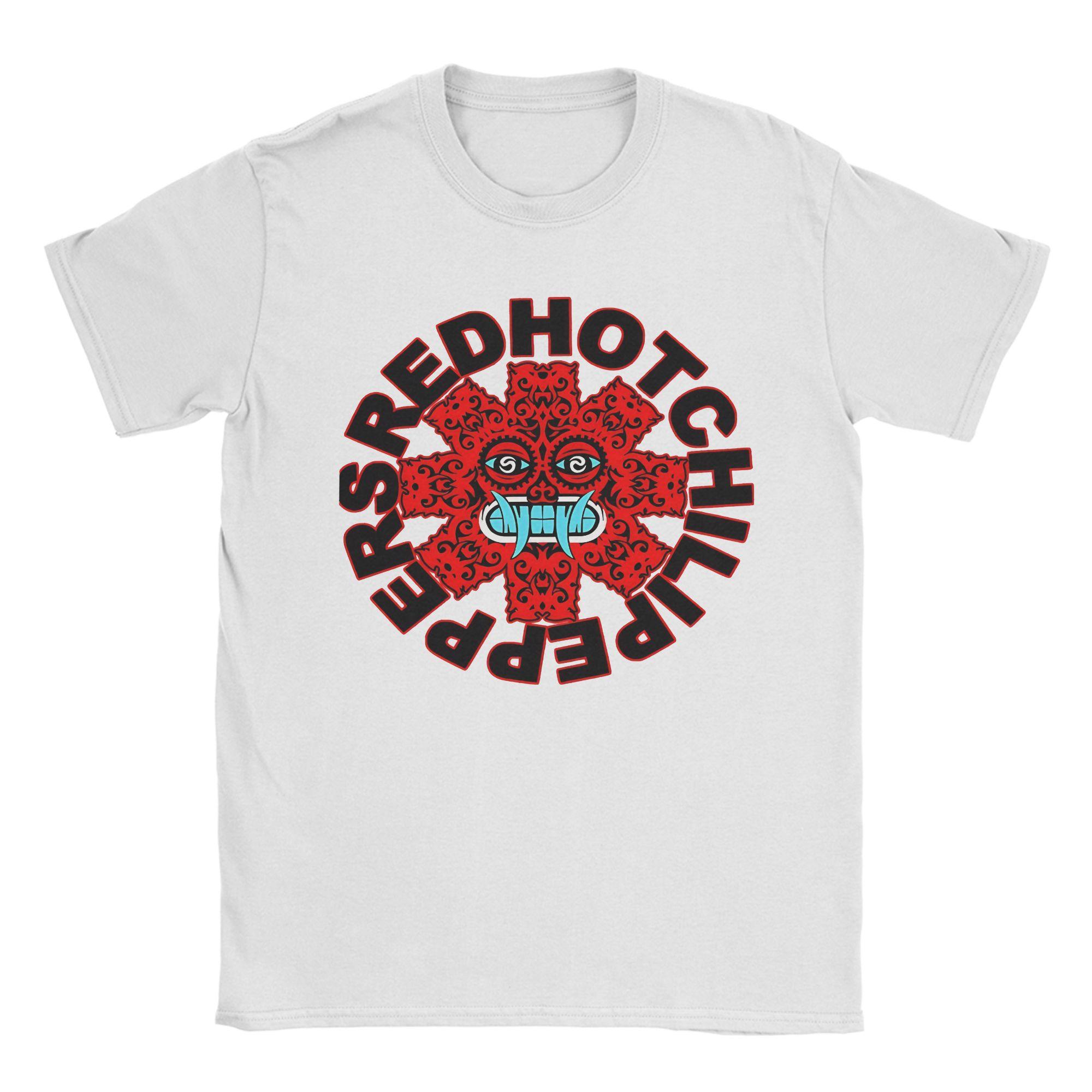 

RHCP Red Hot Chili Peppers T Shirt Summer Streetwear T Shirts 100 Cotton Popular Tee Shirt For Men Pattern Clothing 5XL різнокольоровий
