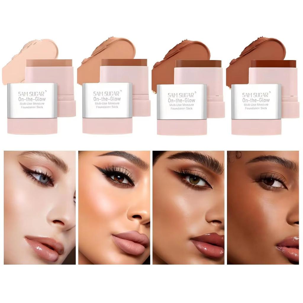 4-Color Durable Foundation Make-Up Stick, Waterproof Outline, Basic Outline Makeup, Concealer Stick Cosmetics