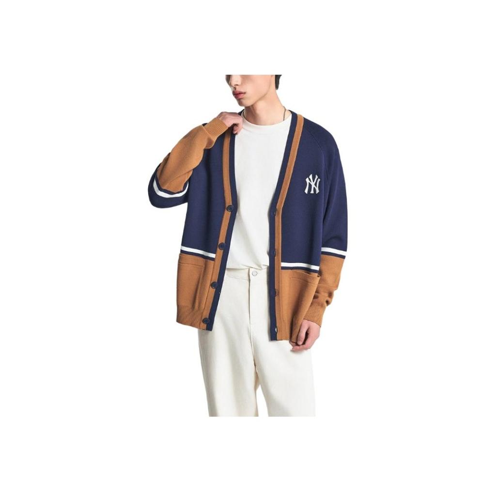 New MLB New York Yankees Knitwear Unisex Light Navy Blue 3AKCV0144-50NYL