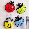 1 дана Ladybug жануар жәндіктерге арналған тіс щеткасы ұстағышы Жуынатын бөлмеге арналған мульт тіс щеткасы тіс пастасы қабырға сорғыш ұстағыш сөресі контейнер ұйымдастырушы