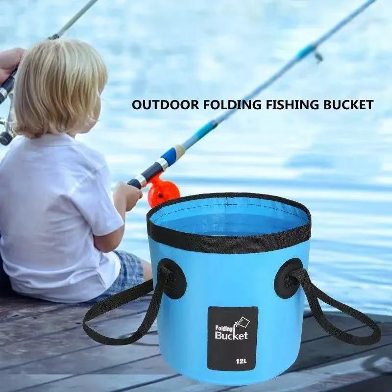 12L 20L Bowl Sink Washing Bag Car Wash Bucket Portable Outdoor Travel Foldable Water Multifunction Folding