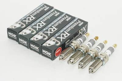 NGK Spark Plugs (NGK Spark Plugs) Iridium RX DCPR7ERX-P (Set of 4) Punch-Crimped Spark Plugs (Stock No. 97620)