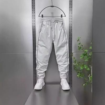 Męskie spodnie haremowe casualowe slim-fit szybkoschnące - długość dziewięciopunktowa