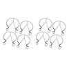 8pcs Railing Plant Pot Holder Iron Rack Floating Garden Flower Pot Stand Baskets Shelf for Outdoor
