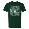 Straight Outta East Lansing Baseball Football - Premium Cotton T Shirt