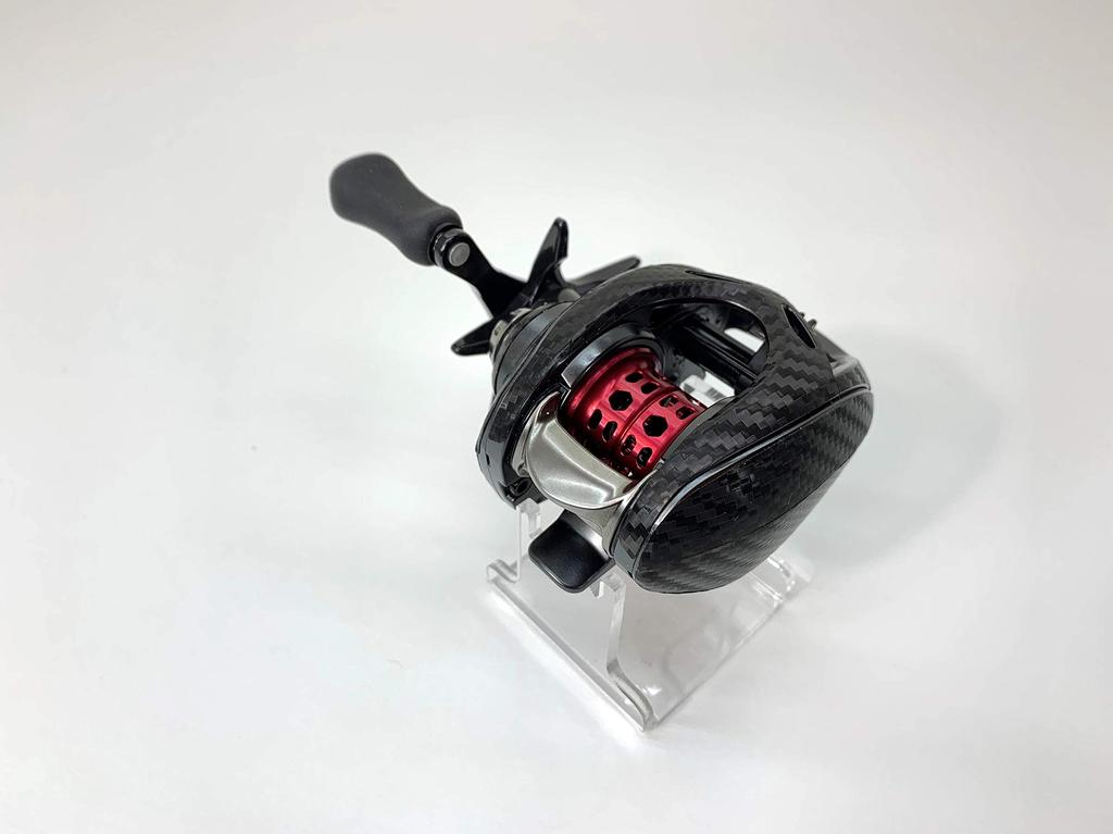 CUSTOM YOROI Custom Decal for Steez Air Baitcasting Scratch Protection SEAT.JP Reels, (Black, Left-Handed)