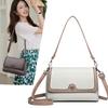 Women's Bag Contrast Color Crossbody Bag Soft Leather Hand Shoulder Bag