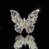Elegant Bow Design with Micro Paved Zirconia Stones Sweet and Cute Butterfly Adjustable Finger Ring for Girls
