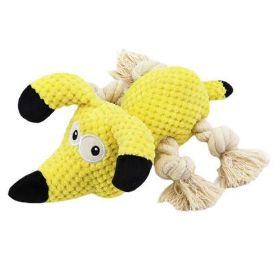 Haustierspielzeug Zerrspiel Quietsch Safari Dschungel Zähneknabbern Puppe, 1 Stück, Welpe