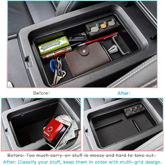 CDEFG Center Console Accessory Organizer for 2019 2020 2021 2022 2023 2024 2025 Nissan Altima, Middle Console Armrest Insert Tray Coin Container