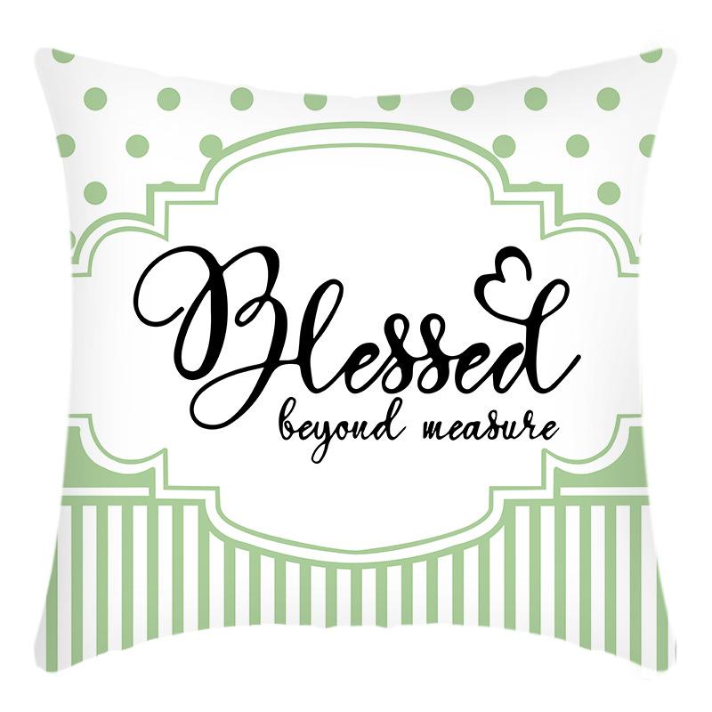 Fashionable Spring Flower Spring Elements Pillow Cover Linen Flower Cushion Pillow Cover