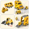 Engineering Vehicle Toys Suitable for Children Over 2 Years Old, 5in1 Engineering Transport Vehicle Toy Set,Friction Power Vehicle,Festival Toy Gifts