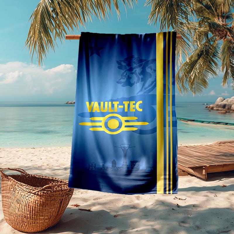 Vault-Tec Fashion Beach Towel: Ideal for Summer Adventures Soft, absorbent and quick drying suitable for swimming and bathing