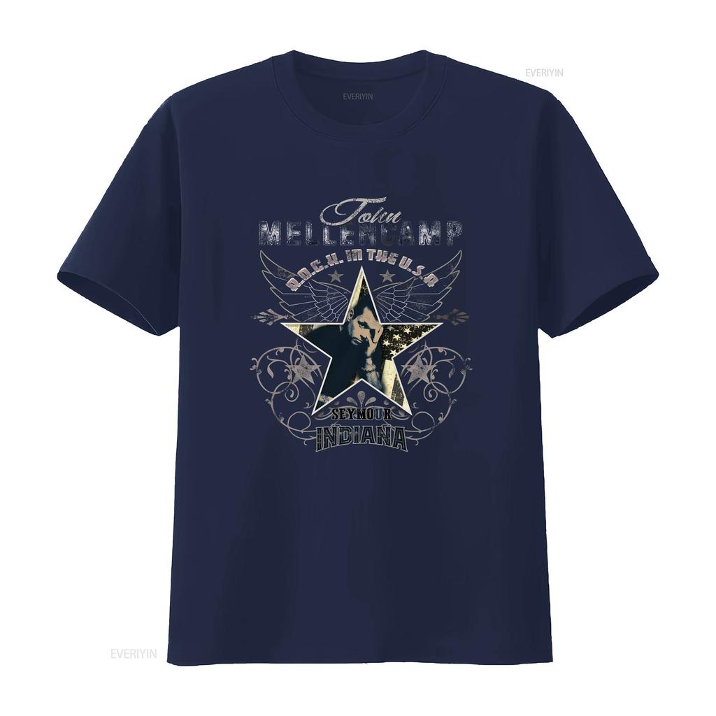 John Cougar Mellencamp Softstyle T Shirt vintage Washed Top For Everyday Wear Stylish Slightly designer clothes Soft homme