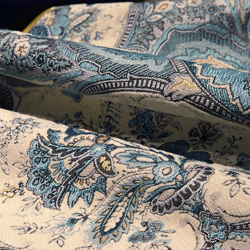 Jacquard Stickerei Chenille Sofakissen Zuhause Luxus Sitzkissen Wohnzimmer Rutschfester Sofabezug Möbelschutz Überwurf