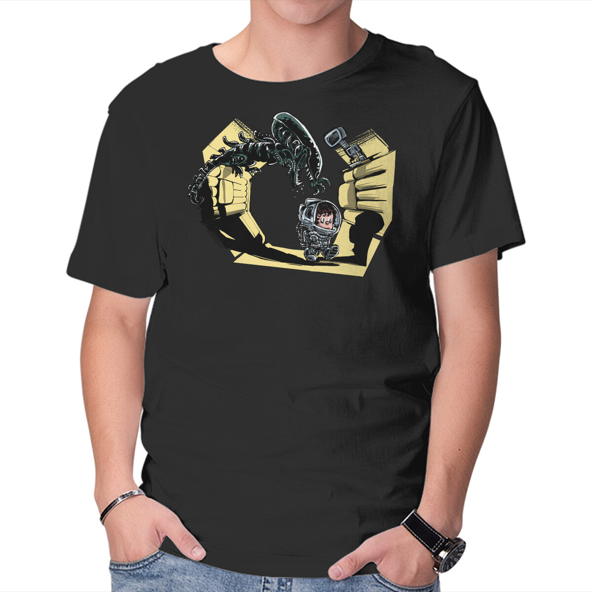 Unisex Crew Neck T-Shirt Ellen And Xeno Graphic Short Sleeve Casual Tee XXXL