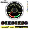 8 Colors Backlight 2" 52mm Rudder Position Indicator Waterproof Rudder Angle Gauge 0-190ohm for Boat Yacht RV Marine or Sensor