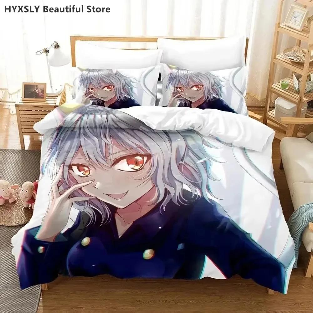 Hunter X Hunter 3D Bedding Set Japanese Anime Twin Queen King Quilt Cover Pillowcases Polyester For Boys Cover Sets