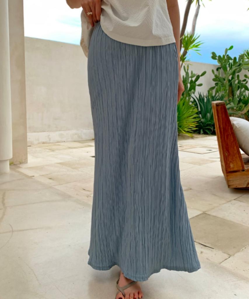 Umbrella On The Go Women'S Signature Banded Pleated Long Skirt