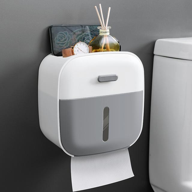 MENGNI naścienny uchwyt na papier toaletowy nośny dozownik papieru toaletowego wodoodporny pojemnik na papier akcesoria łazienkowe do domu