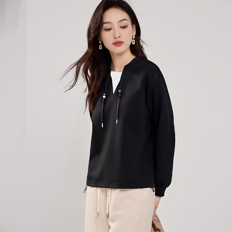 Handu Yishe 2025 Color Block Air Layer Sweatshirt