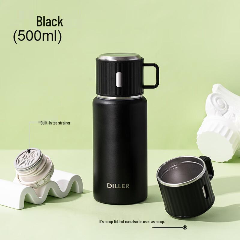 Diller Stainless Steel Portable Insulated Thermos Bottle