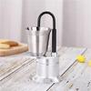 Portable Aluminum Coffee Pots 50Ml Stovetop Coffee Maker Perfect For Single Coffee Lover And Convenient Space