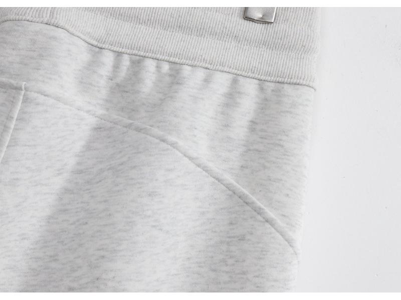 New Women's Fleece-Lined Straight-Leg Sweatpants: Versatile, Slimming, Loose, Casual, Warm Winter Wear.