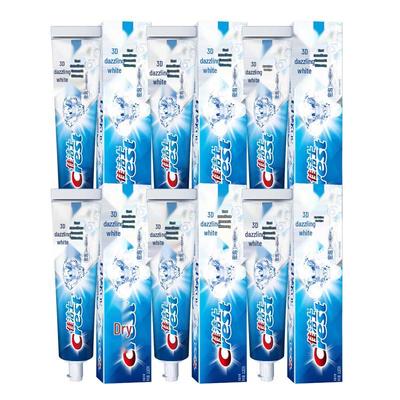 Crest 3D White Dual Action Whitening Toothpaste 6-Pack