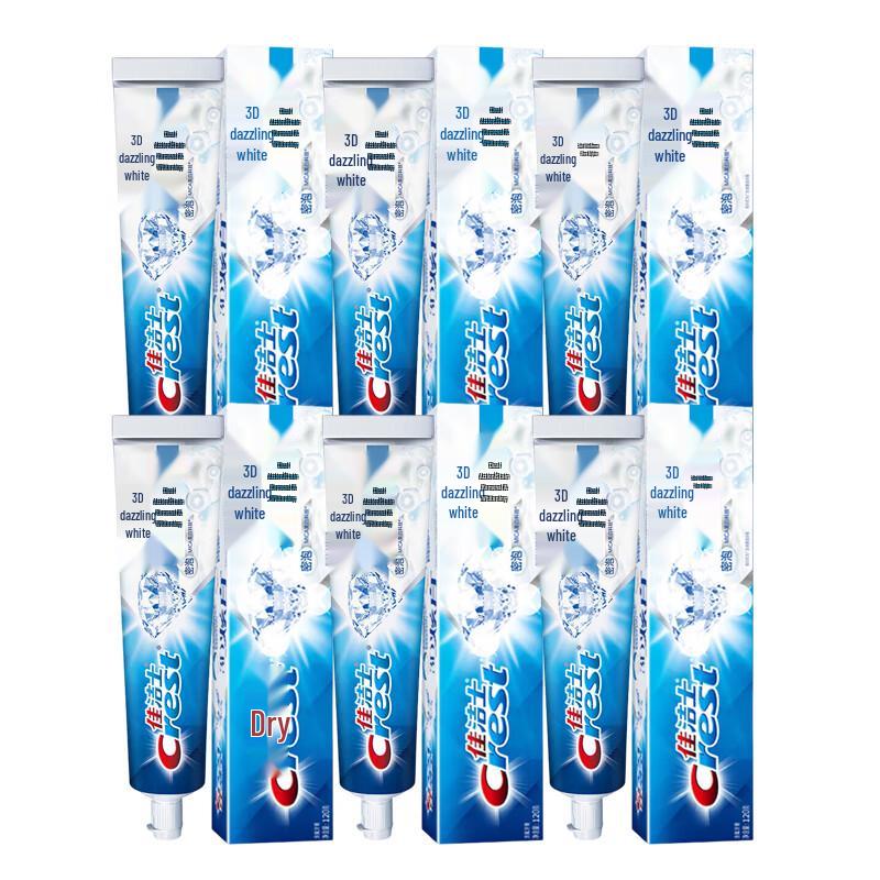 Dentifricio sbiancante Crest 3D White Azione Doppia Confezione da 6