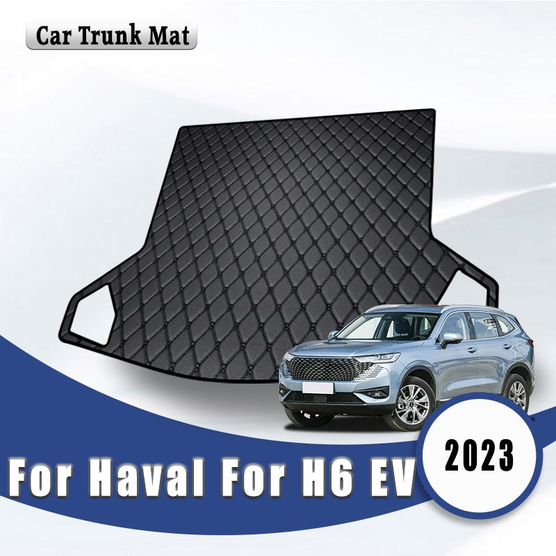 Car Trunk Mats For Haval H6 EV  Auto Vehicles Cargo Liner Carpets Interior Accessories Products Automobiles Covers Part Rugs