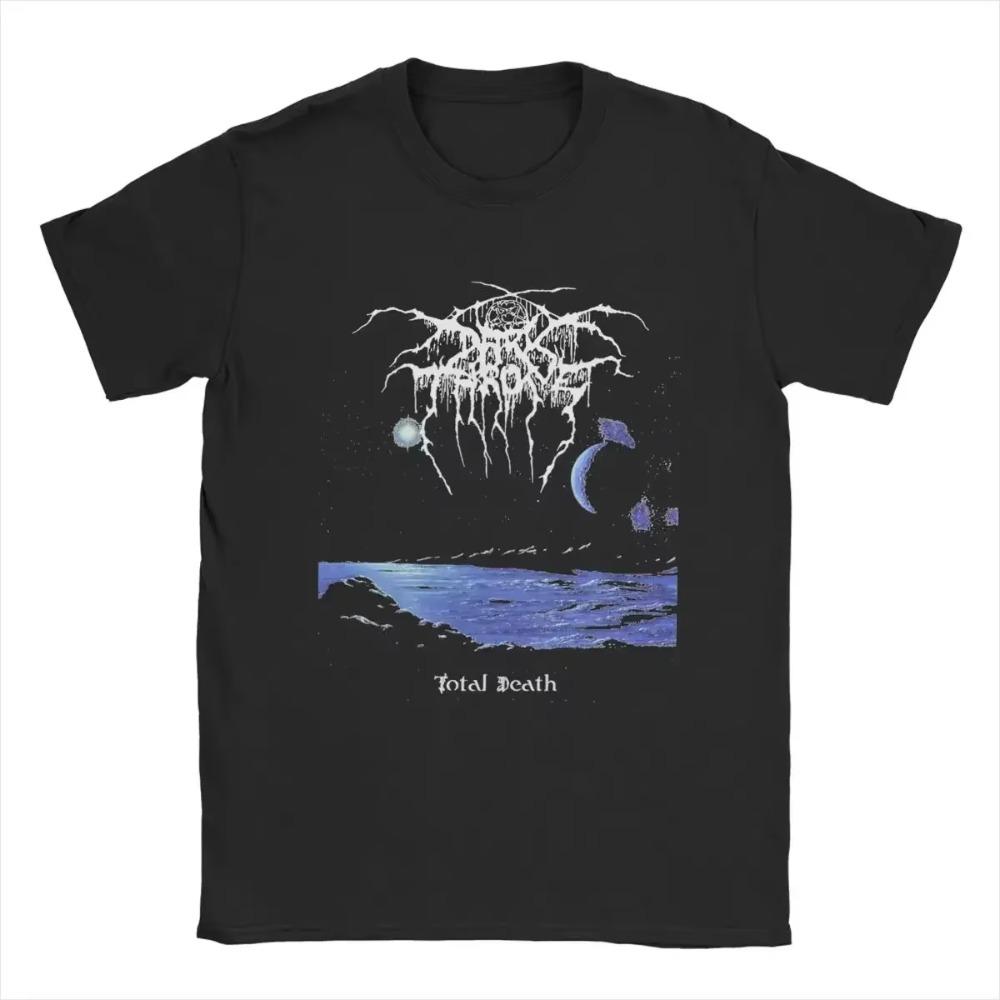 Men's Darkthrone T Shirts Pure Cotton Clothes Cool Short Sleeve Round Neck Tee Shirt Printing T-Shirt