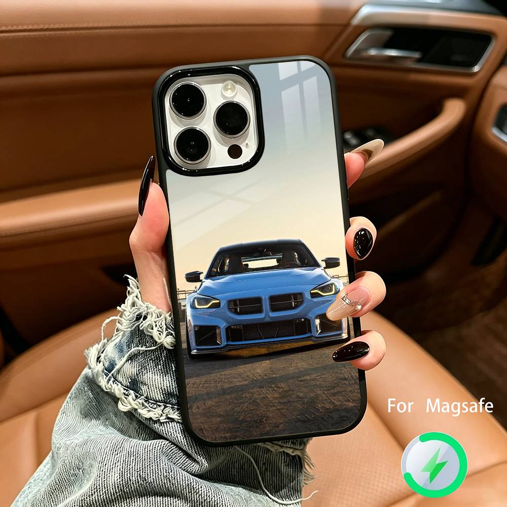 Высокопроизводительный спортивный автомобиль -M2 Для IPhone17 16 15 14 13 12 11 Plus Pro Max Plus Беспроводная зарядка Чехол для телефона iPhone11Pro