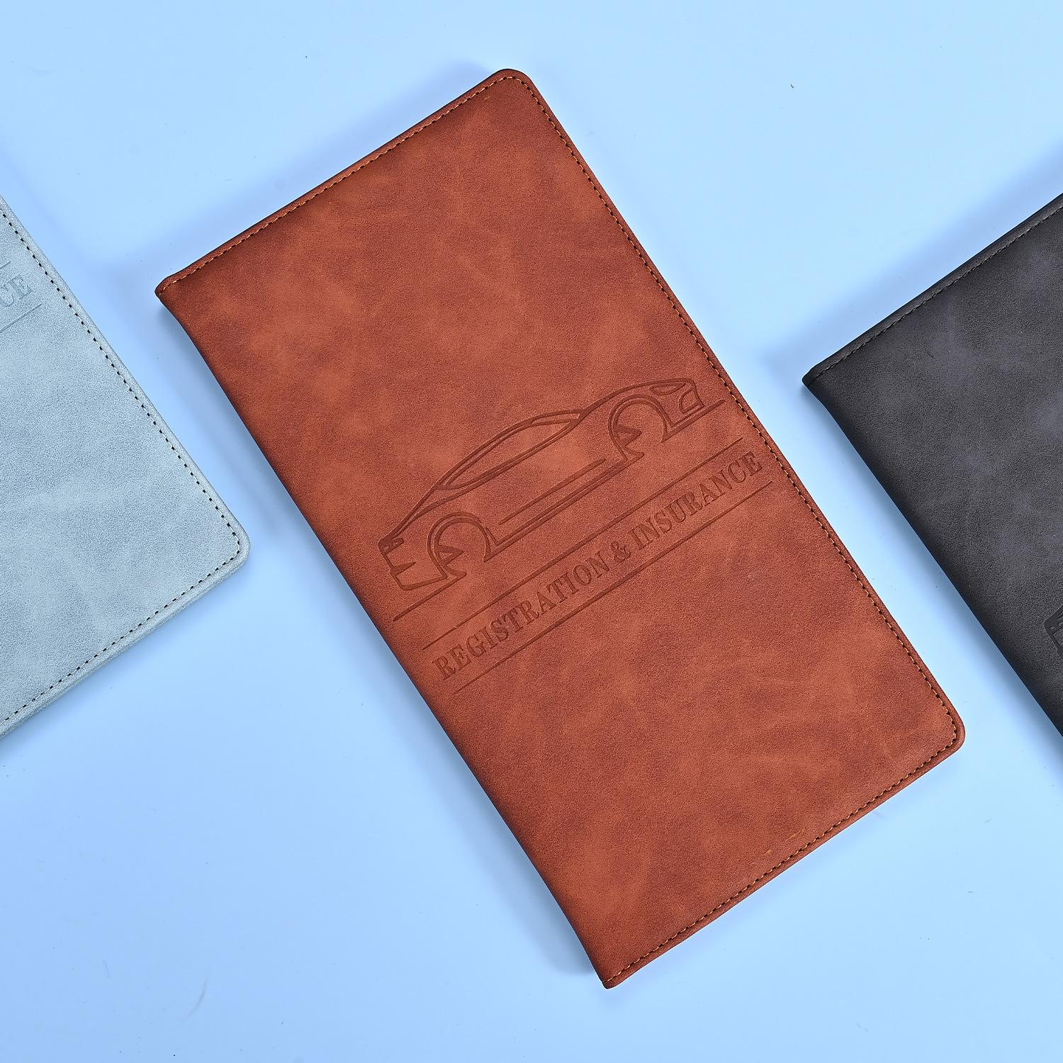 

Держатель страховки регистрации автомобиля, кожаный чехол для водительских прав, сумка для хранения водительских прав, держатель кредитной карты темно-коричневого