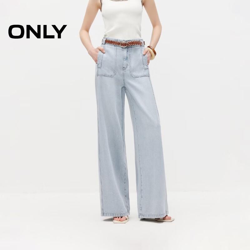 ONLY Women s 2026 Spring High-Waist Loose Straight Jeans S вымытый джинсовый синий
