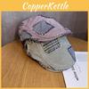 Patchwork Retro Grid Baseball Cap Sunshade Casual Outdoor Girl Supplies Travel