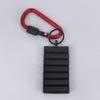 Black S2 Magnetic Sleeve Screwdriver Bit Set with Storage Strip
