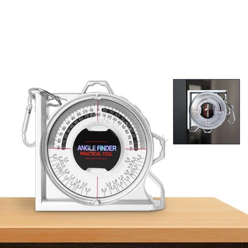 Slope Protractor Inclinometer with Base for Interior Decoration 6XDE